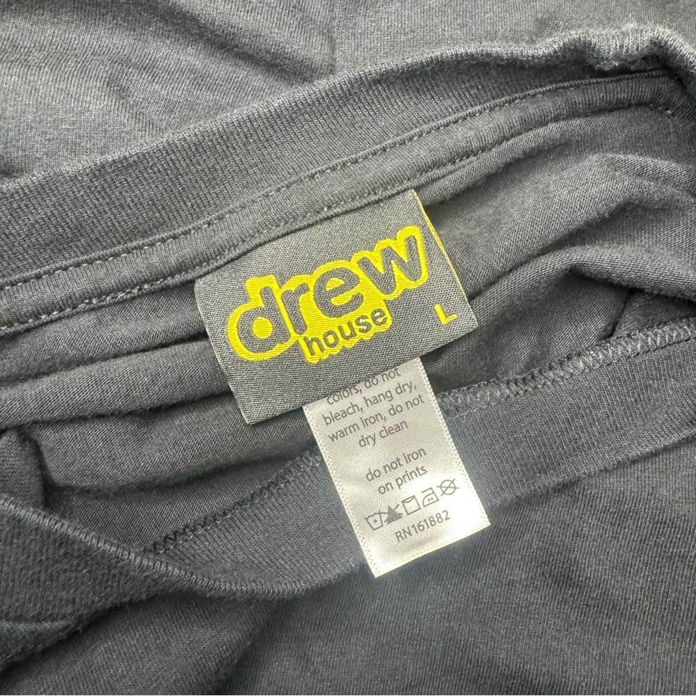 Drew House Cereal Bowl Short Sleeve Crew Neck Graphic T-Shirt Size Large Tee - Picture 8 of 9